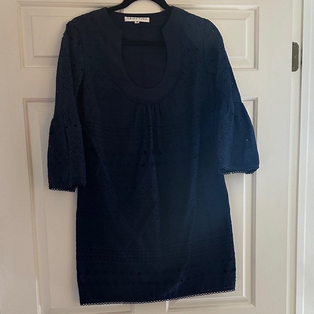 Trina Turk Navy Blue Dress